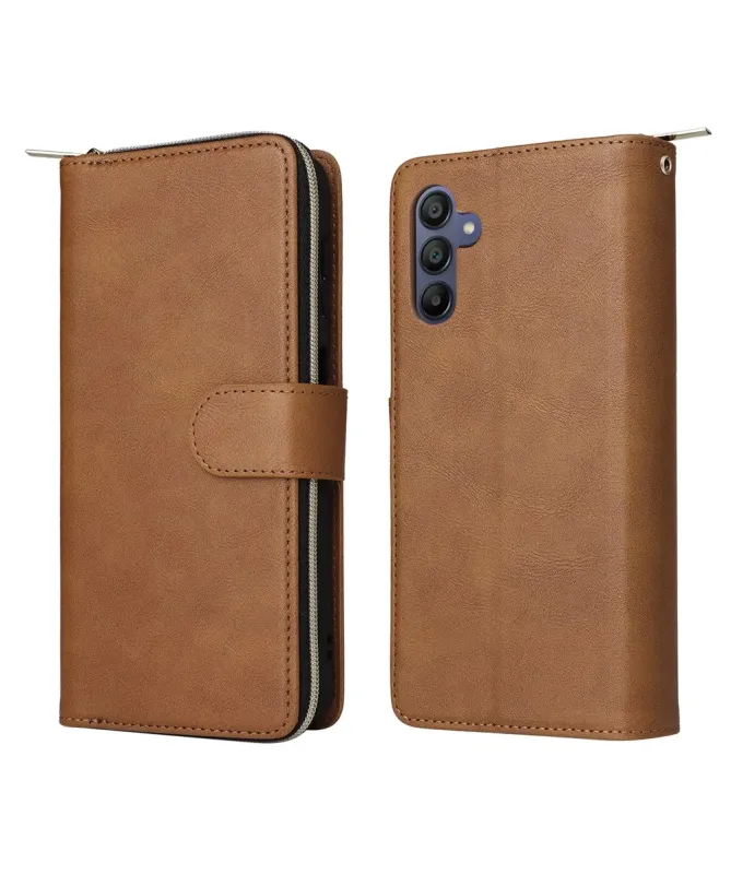 Housse Samsung Galaxy A17 5G Portefeuille Grande Capacité à Zip