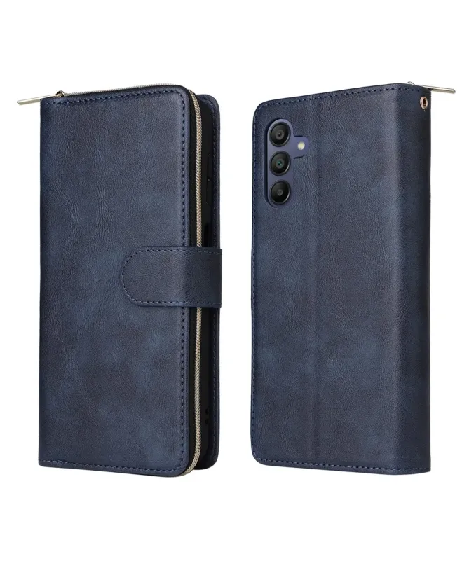 Housse Samsung Galaxy A17 5G Portefeuille Grande Capacité à Zip