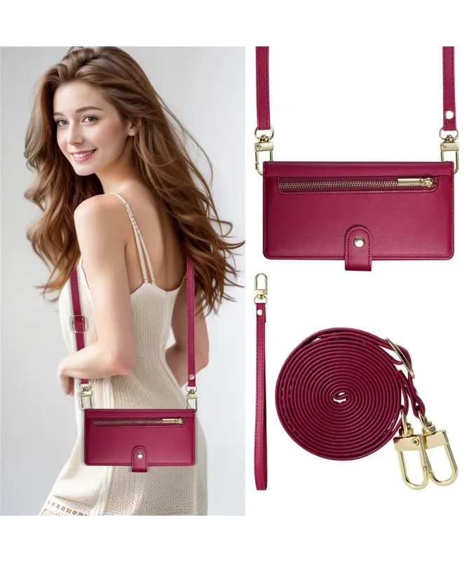 Housse Samsung Galaxy A17 5G / A26 5G Portefeuille avec Bandoulière et