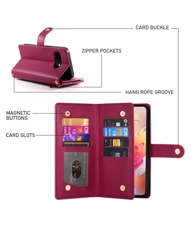 Housse Samsung Galaxy A17 5G / A26 5G Portefeuille avec Bandoulière et