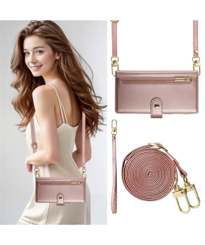 Housse Samsung Galaxy A17 5G / A26 5G Portefeuille avec Bandoulière et