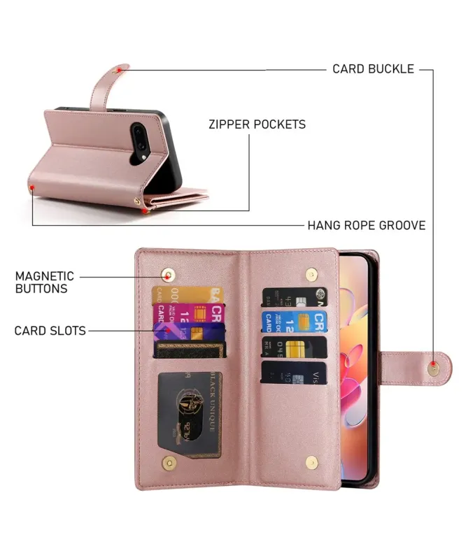 Housse Samsung Galaxy A17 5G / A26 5G Portefeuille avec Bandoulière et