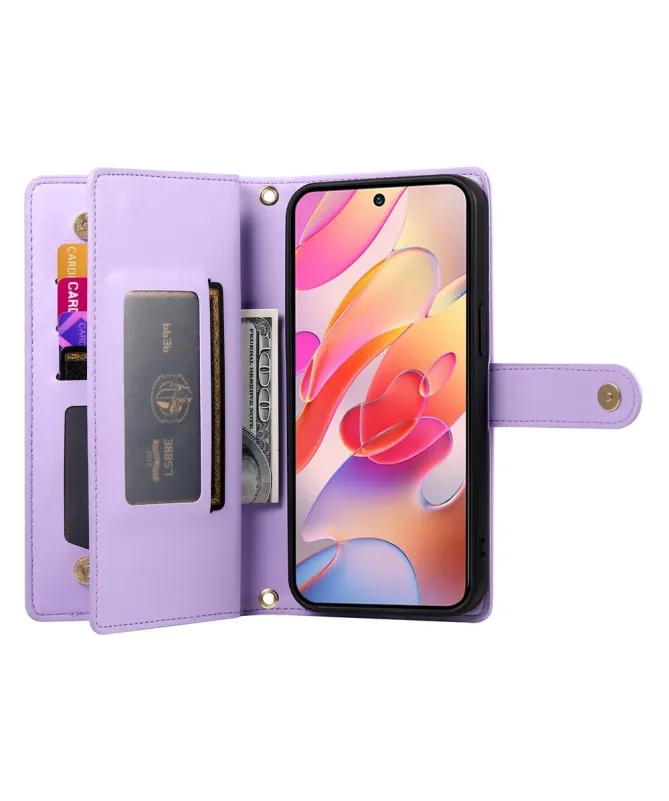 Housse Samsung Galaxy A17 5G / A26 5G Portefeuille avec Bandoulière et