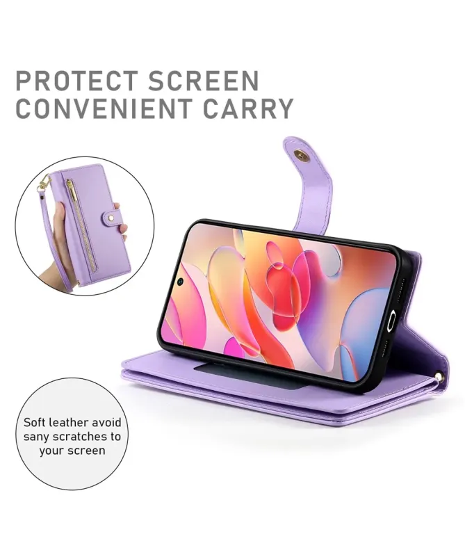 Housse Samsung Galaxy A17 5G / A26 5G Portefeuille avec Bandoulière et