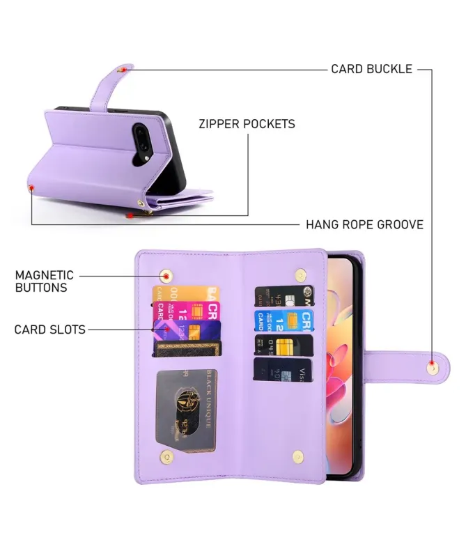 Housse Samsung Galaxy A17 5G / A26 5G Portefeuille avec Bandoulière et