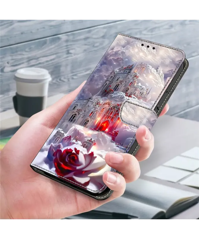 Housse Samsung Galaxy A17 5G à Motif Château dans les Nuages