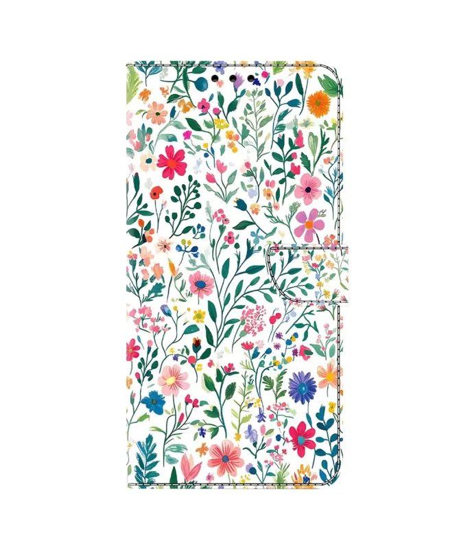 Housse Samsung Galaxy A17 5G à Motif Prairie Fleurie