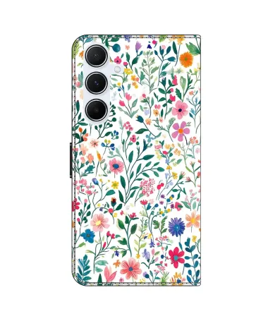 Housse Samsung Galaxy A17 5G à Motif Prairie Fleurie