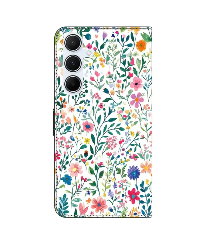 Housse Samsung Galaxy A17 5G à Motif Prairie Fleurie