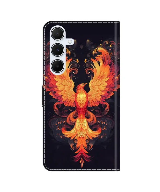 Housse Samsung Galaxy A17 5G à Motif Phénix Flamboyant
