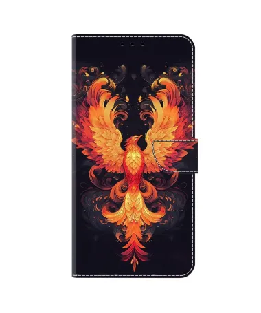Housse Samsung Galaxy A17 5G à Motif Phénix Flamboyant