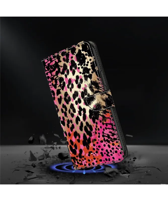 Housse Samsung Galaxy A17 5G à Imprimé Léopard Coloré - photo 4