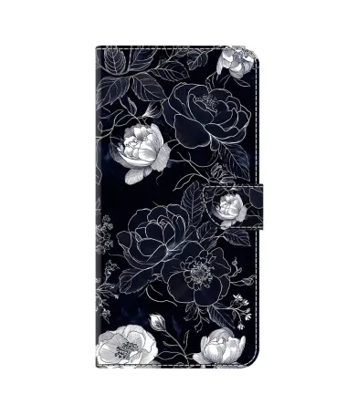 Housse Samsung Galaxy A17 5G à Fleurs en Clair-Obscur