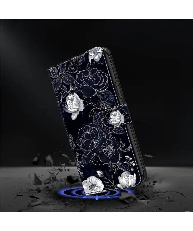 Housse Samsung Galaxy A17 5G à Fleurs en Clair-Obscur