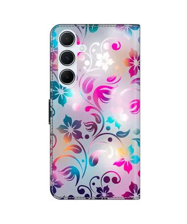 Housse Samsung Galaxy A17 5G à Arabesques Florales Lumineuses