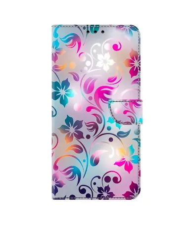 Housse Samsung Galaxy A17 5G à Arabesques Florales Lumineuses