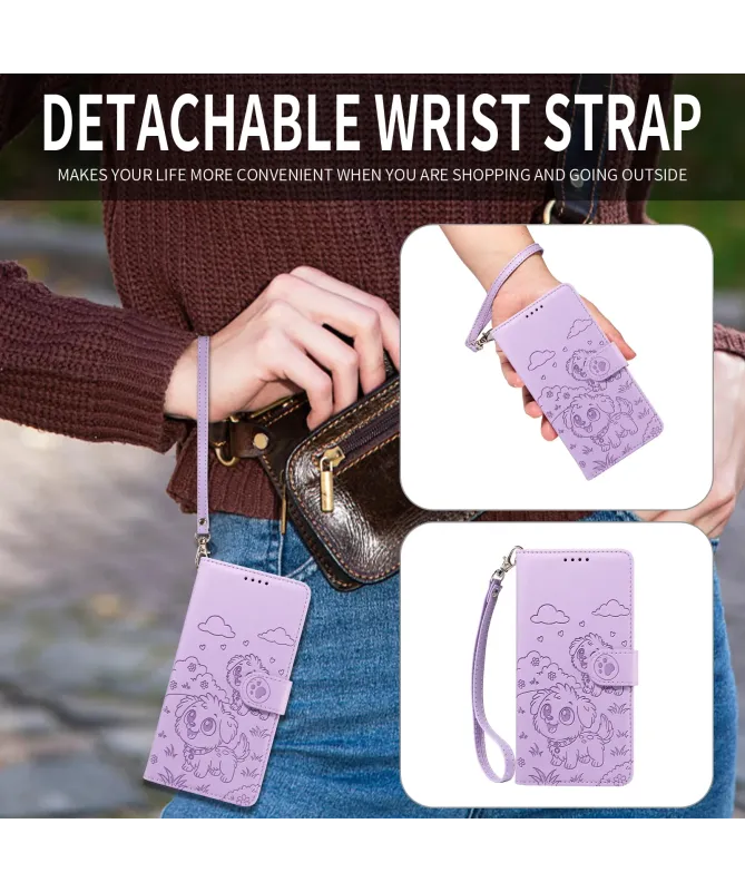 Housse Samsung Galaxy A17 5G à Motif Chiens en Relief | CUDDLE