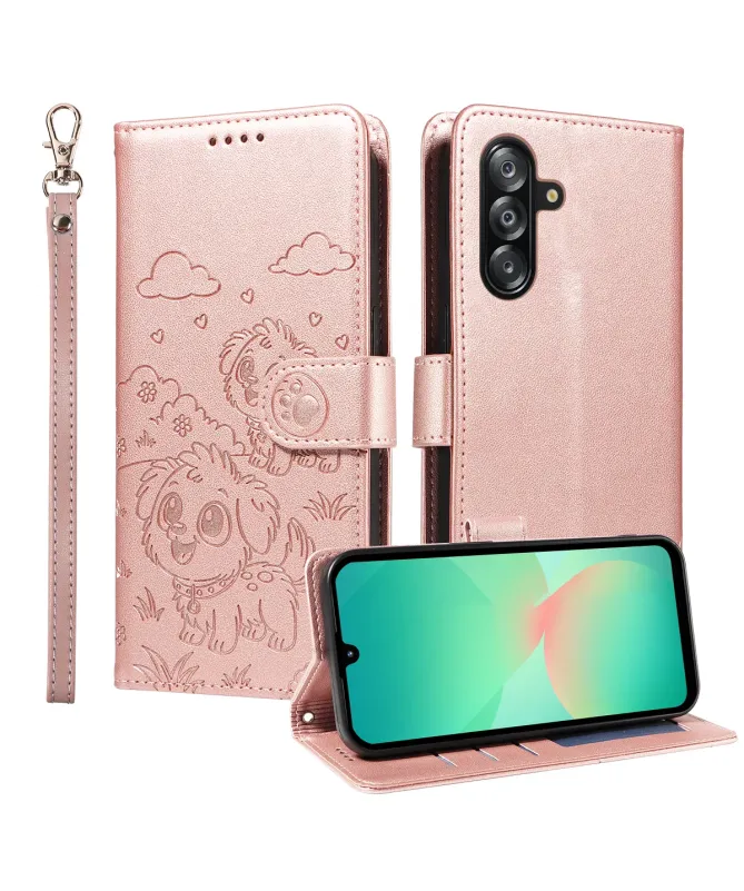 Housse Samsung Galaxy A17 5G à Motif Chiens en Relief | CUDDLE