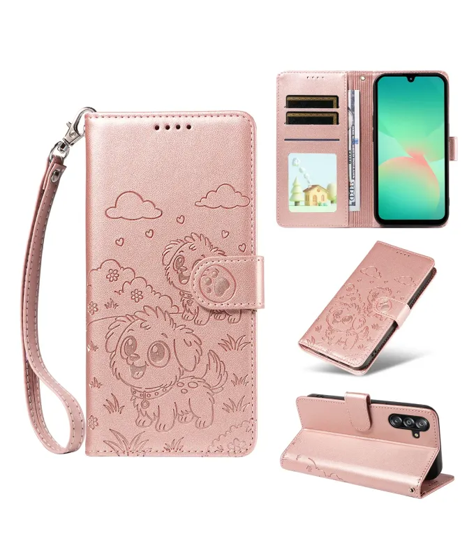 Housse Samsung Galaxy A17 5G à Motif Chiens en Relief | CUDDLE