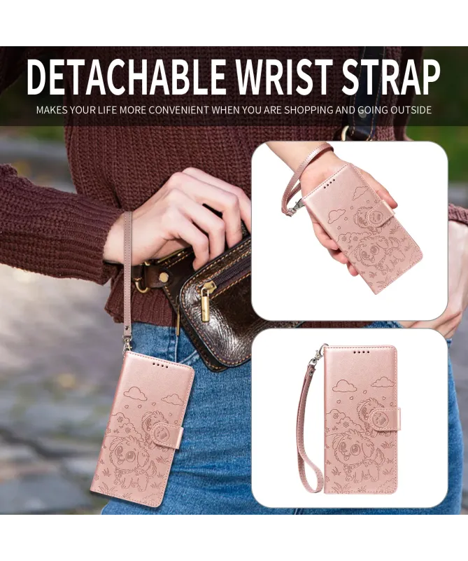 Housse Samsung Galaxy A17 5G à Motif Chiens en Relief | CUDDLE