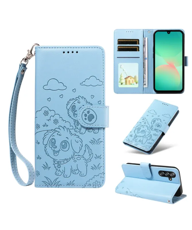 Housse Samsung Galaxy A17 5G à Motif Chiens en Relief | CUDDLE