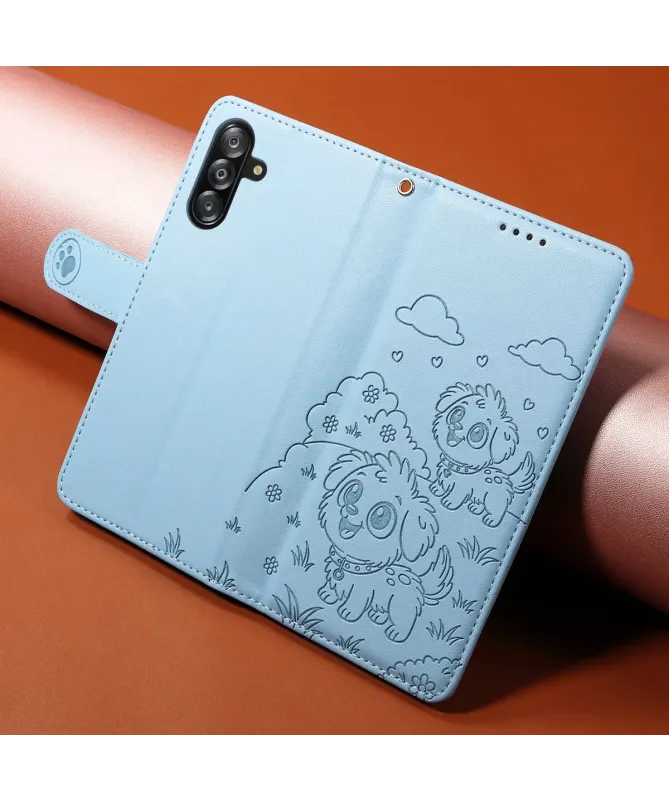 Housse Samsung Galaxy A17 5G à Motif Chiens en Relief | CUDDLE