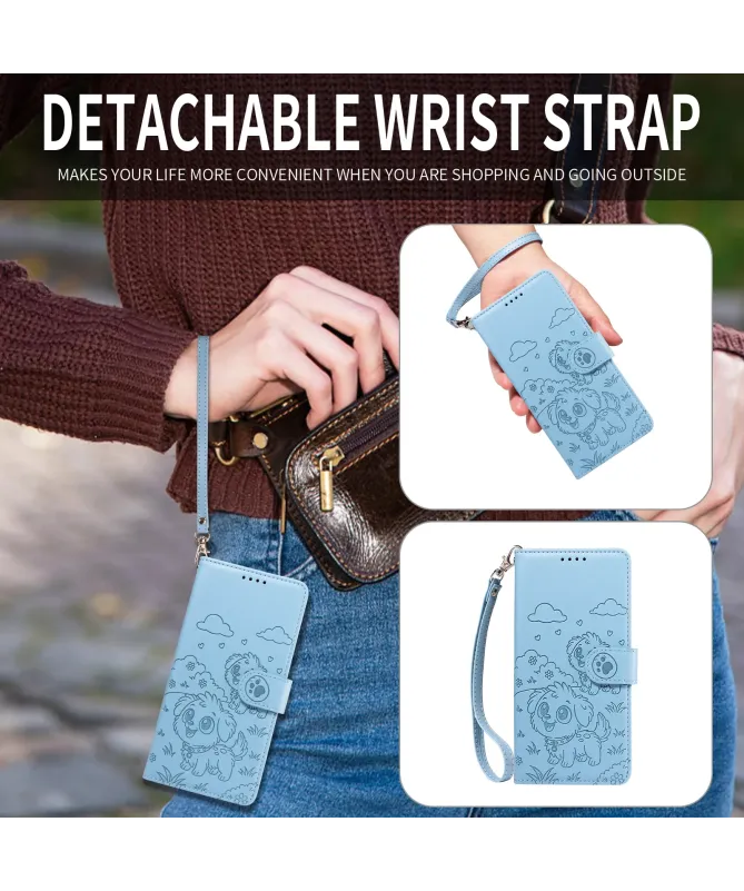 Housse Samsung Galaxy A17 5G à Motif Chiens en Relief | CUDDLE