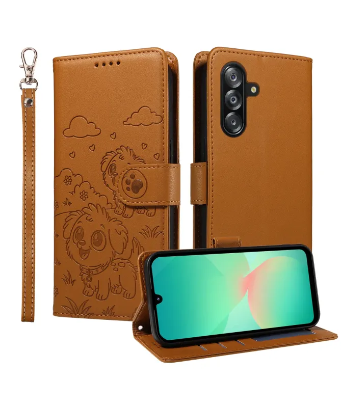 Housse Samsung Galaxy A17 5G à Motif Chiens en Relief | CUDDLE