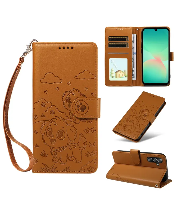 Housse Samsung Galaxy A17 5G à Motif Chiens en Relief | CUDDLE