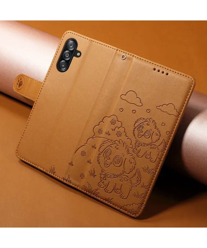 Housse Samsung Galaxy A17 5G à Motif Chiens en Relief | CUDDLE