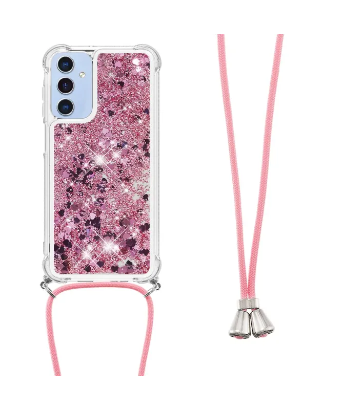 Coque Samsung Galaxy A17 5G / A26 5G | Paillettes et Cordon