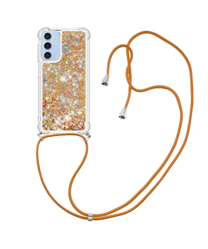 Coque Samsung Galaxy A17 5G / A26 5G | Paillettes et Cordon