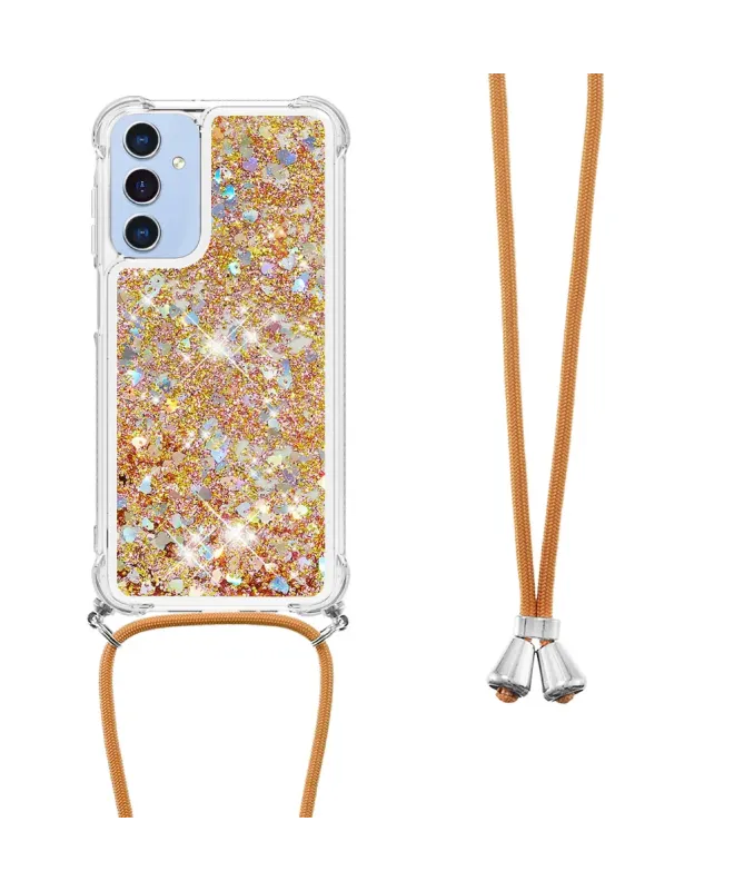 Coque Samsung Galaxy A17 5G / A26 5G | Paillettes et Cordon