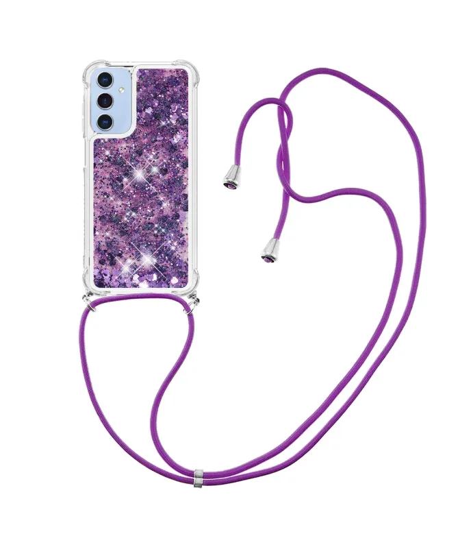 Coque Samsung Galaxy A17 5G / A26 5G | Paillettes et Cordon