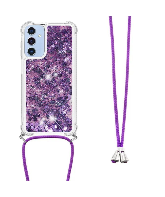 Coque Samsung Galaxy A17 5G / A26 5G | Paillettes et Cordon