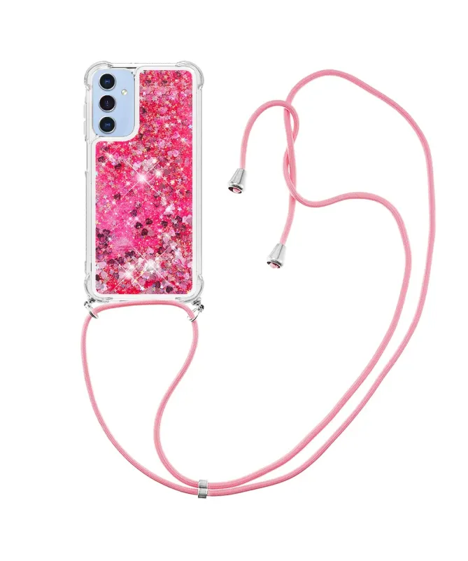 Coque Samsung Galaxy A17 5G / A26 5G | Paillettes et Cordon