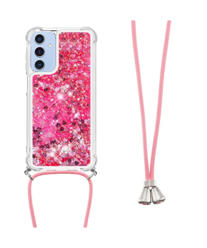 Coque Samsung Galaxy A17 5G / A26 5G | Paillettes et Cordon