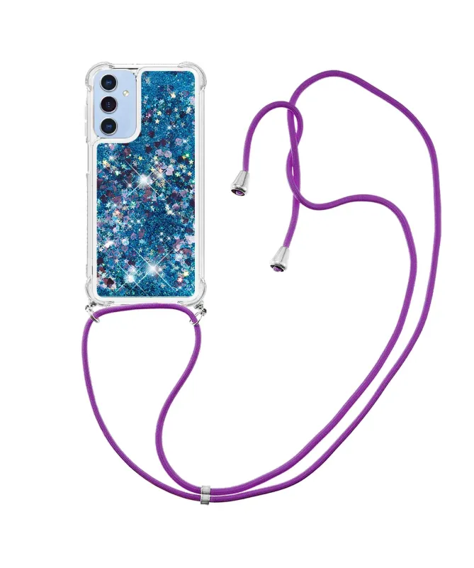 Coque Samsung Galaxy A17 5G / A26 5G | Paillettes et Cordon