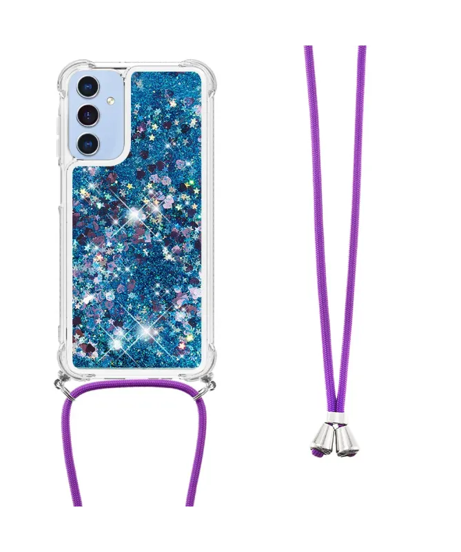 Coque Samsung Galaxy A17 5G / A26 5G | Paillettes et Cordon