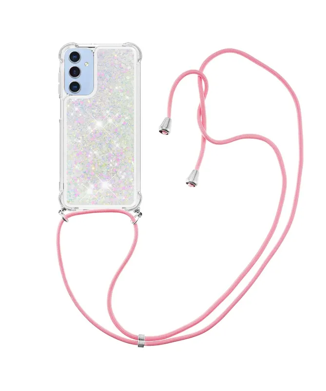 Coque Samsung Galaxy A17 5G / A26 5G | Paillettes et Cordon