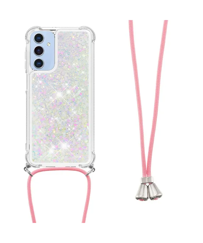 Coque Samsung Galaxy A17 5G / A26 5G | Paillettes et Cordon