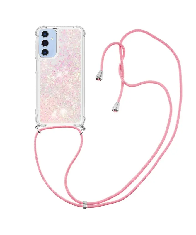 Coque Samsung Galaxy A17 5G / A26 5G | Paillettes et Cordon
