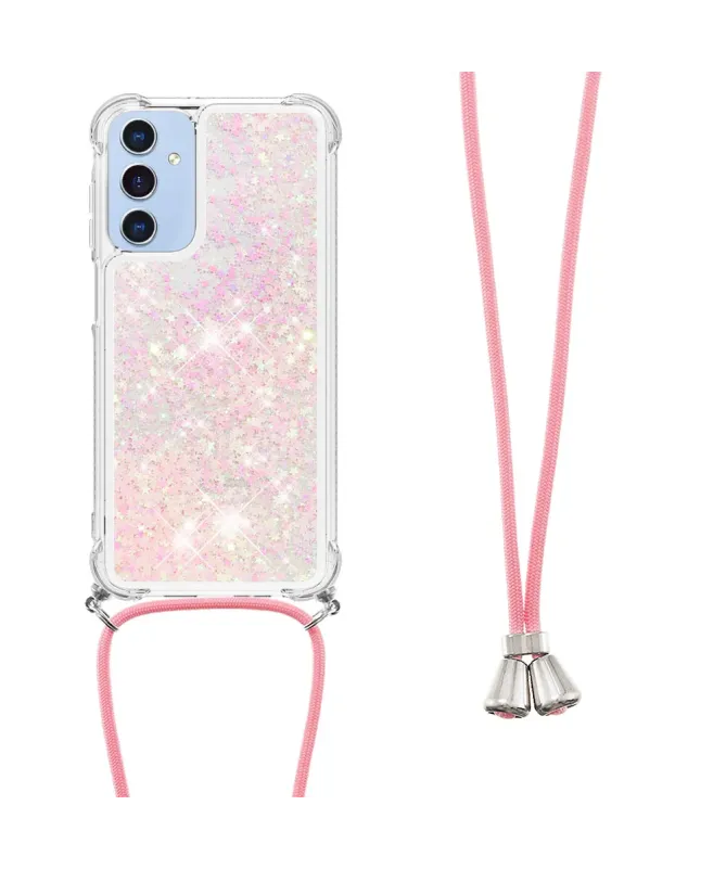 Coque Samsung Galaxy A17 5G / A26 5G | Paillettes et Cordon
