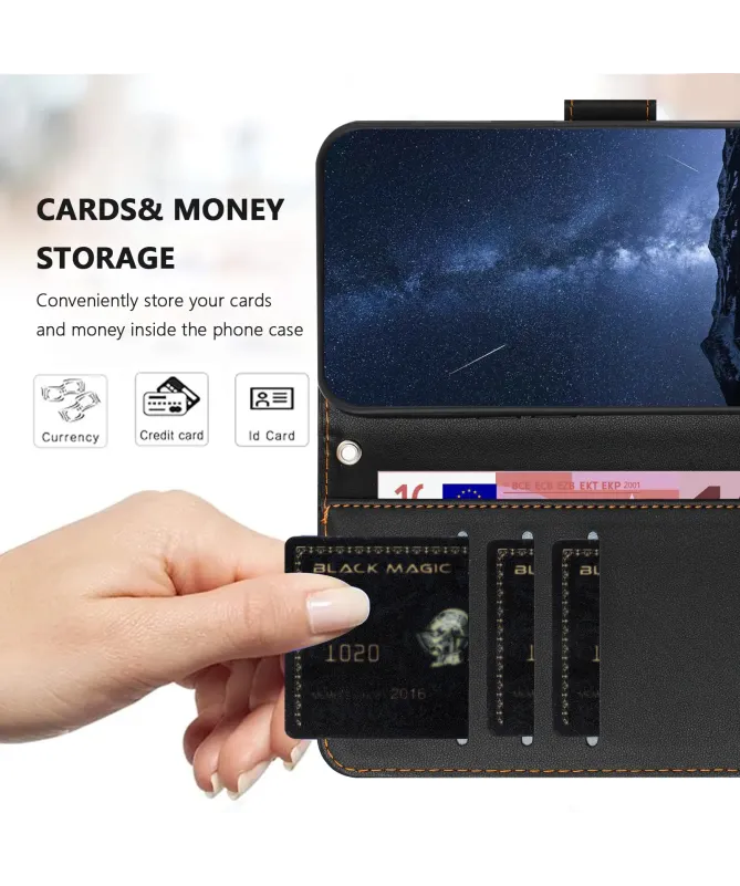 Housse Samsung Galaxy A17 5G Effet Cuir avec Surpiqûres | CLASSIC