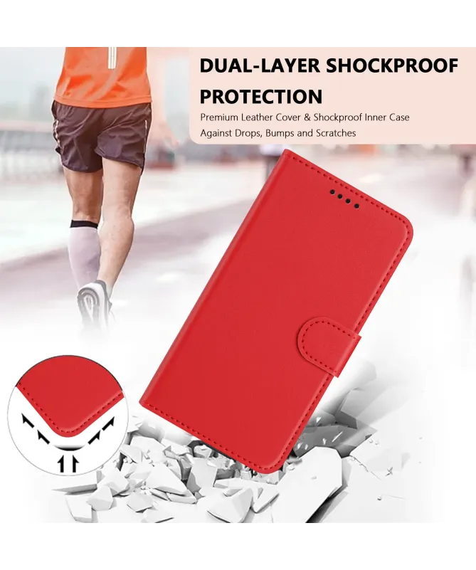 Housse Samsung Galaxy A17 5G Effet Cuir avec Surpiqûres | CLASSIC