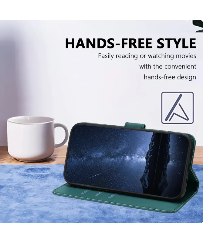 Housse Samsung Galaxy A17 5G Effet Cuir avec Surpiqûres | CLASSIC