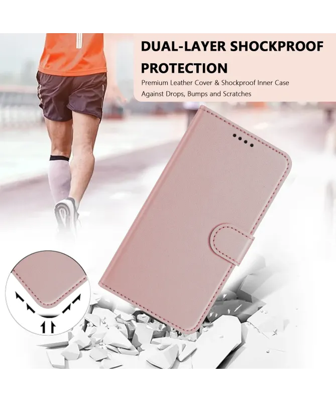 Housse Samsung Galaxy A17 5G Effet Cuir avec Surpiqûres | CLASSIC