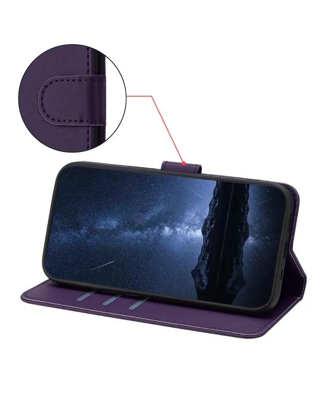 Housse Samsung Galaxy A17 5G Effet Cuir avec Surpiqûres | CLASSIC