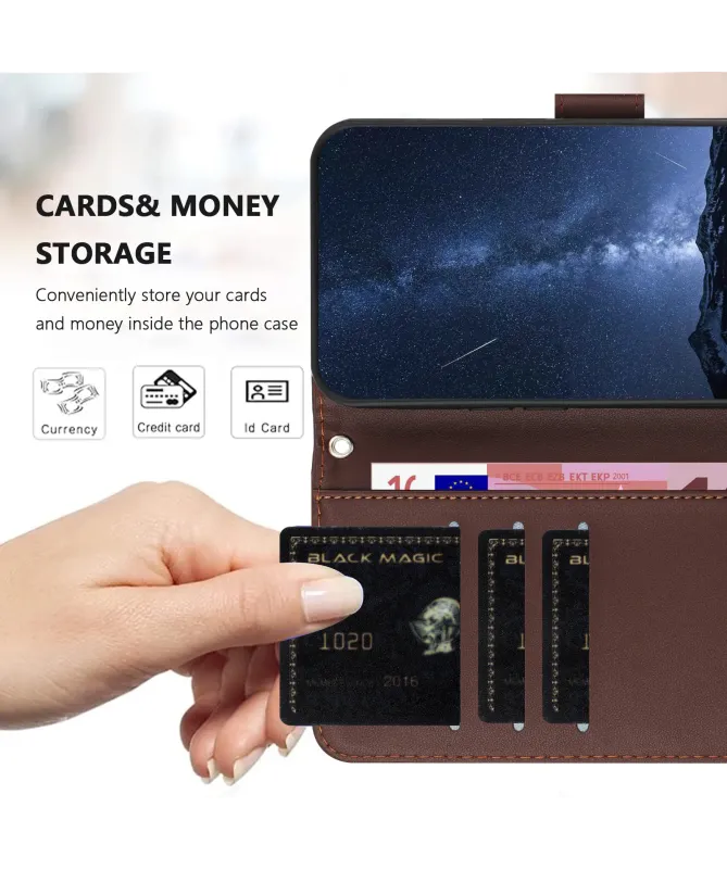 Housse Samsung Galaxy A17 5G Effet Cuir avec Surpiqûres | CLASSIC