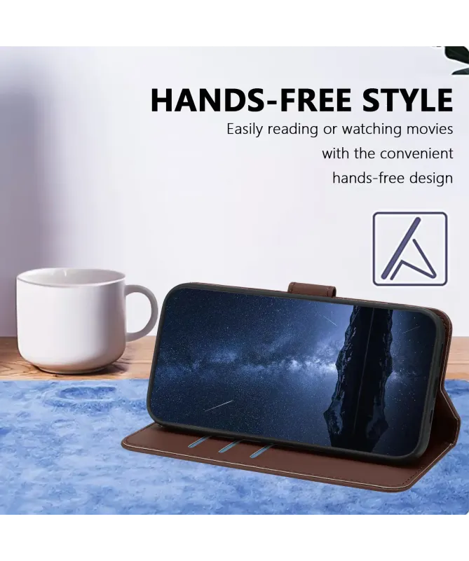 Housse Samsung Galaxy A17 5G Effet Cuir avec Surpiqûres | CLASSIC